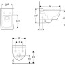 Комплект GEBERIT DUOFIX 111.300.00.5 UP320 с подвесным унитазом XENO2 500.500.01.1 с крышкой-сиденьем 577050 soft-close 111.300.00.56