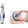 Система инсталляции GEBERIT DUOFIX DELTA 458.149.21.1 для унитазов с кнопкой смыва хром